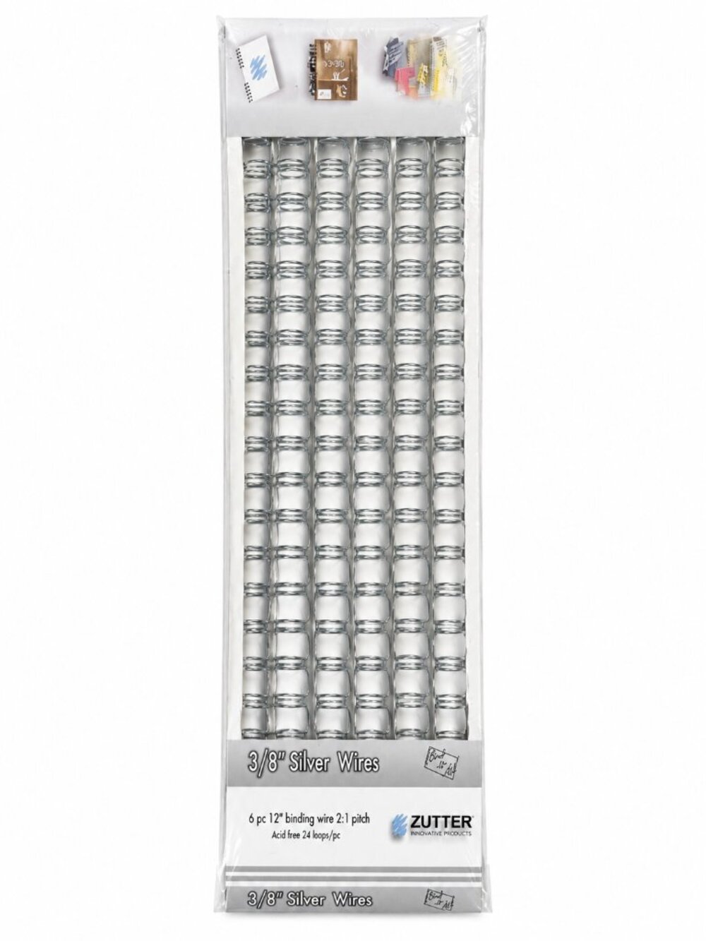 Zutter Bind-It-All 3/8" Silver Binding Wires 6 Pack 2:1 Pitch NWT